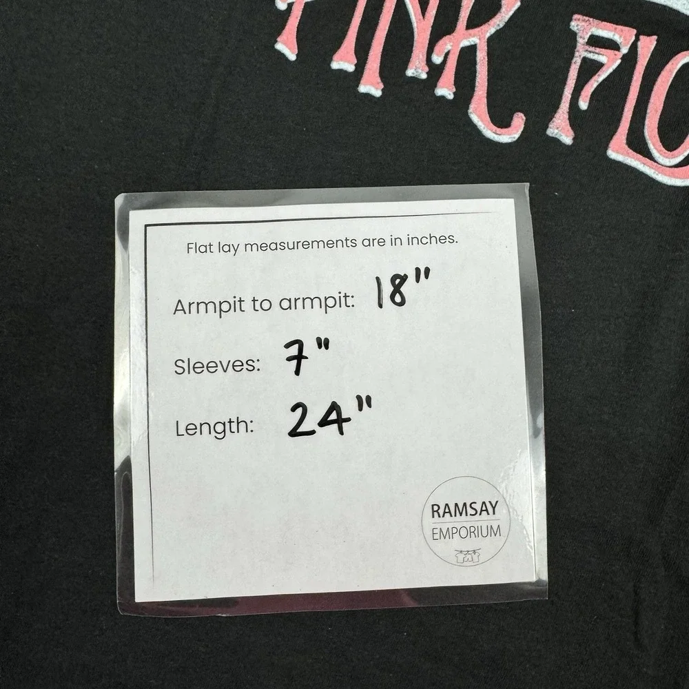 NWT PINK FLOYD Boys 4-20 Short Sleeve T-Shirt Black Big LOGO -‎ L